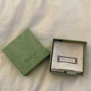 Gucci Green Embossed Jewelry Box